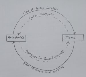 Two Sector Model of Circular Flow of Income Without Saving 